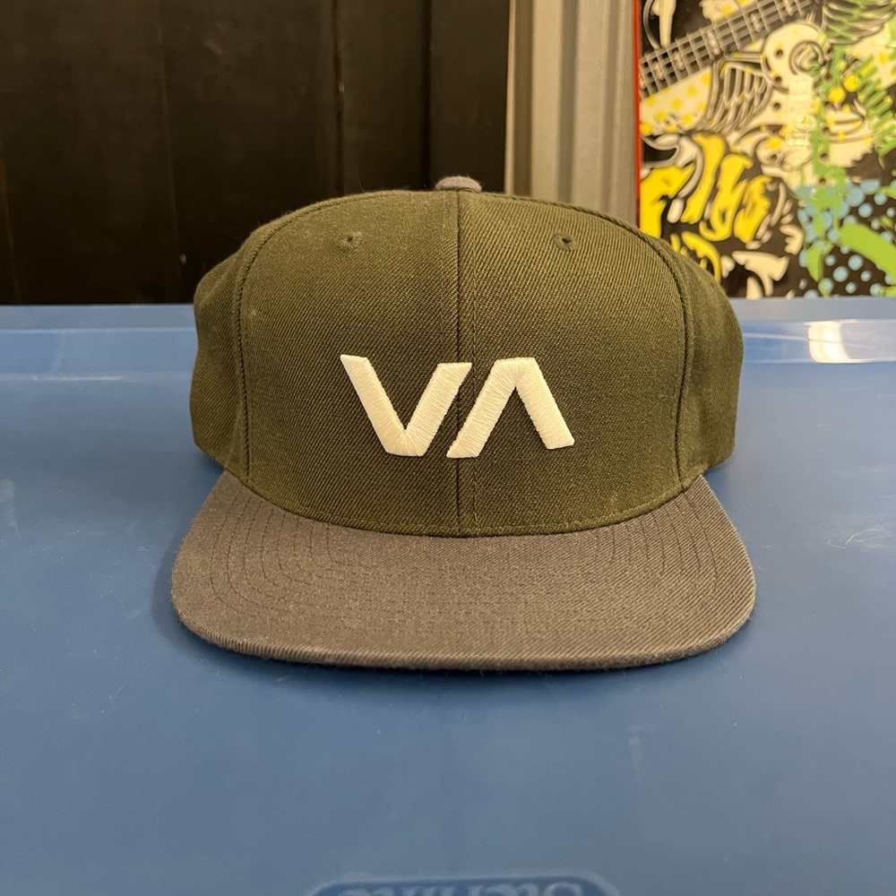RVCA Green and Gray Hat